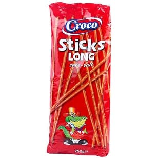 CROCO  STICKS  LONG  SALT 250G