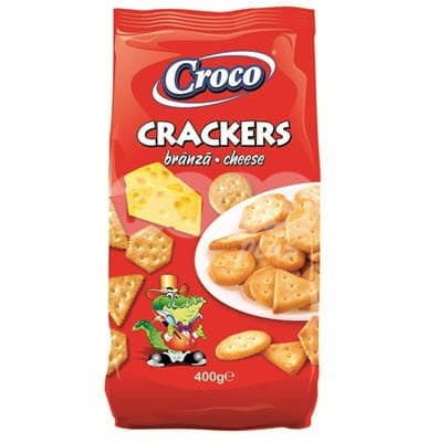 CROCO CRACKERS CHEESE 400G