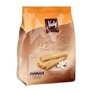 NATY ROLL CU CREMA DE VANILLIE 200G
