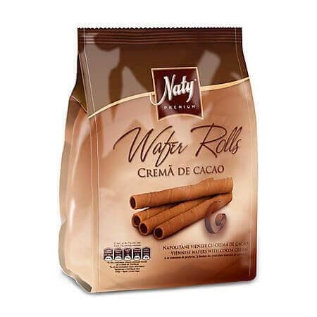 NATY ROLL CU CREMA DE CACAO 200G