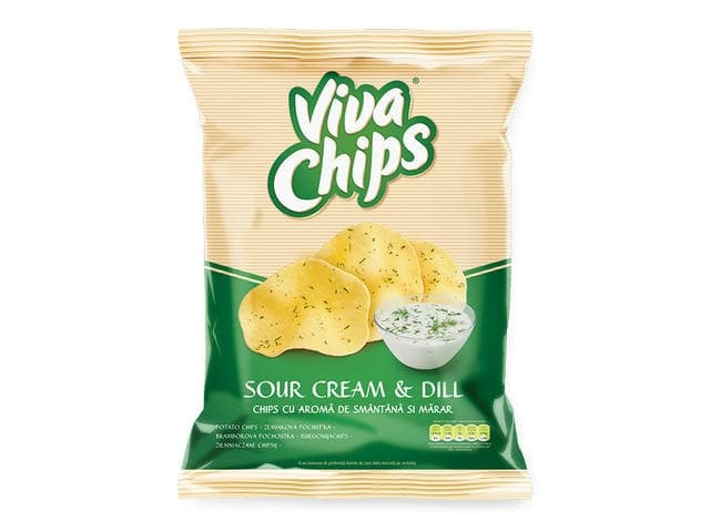 VIVA CHIPS SMANTANA SI MARAR 100G