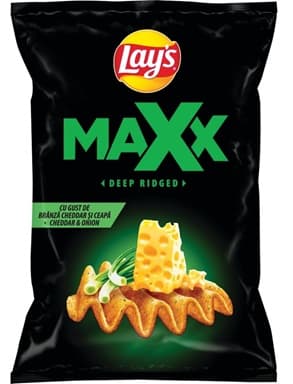 ROMANIAN LAYS MAXX CHEDDAR ONION 115GR