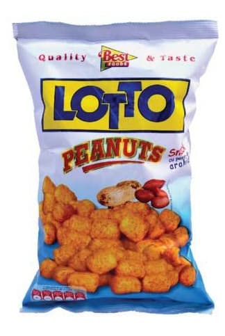 LOTTO SNACK PEANUTS 90G