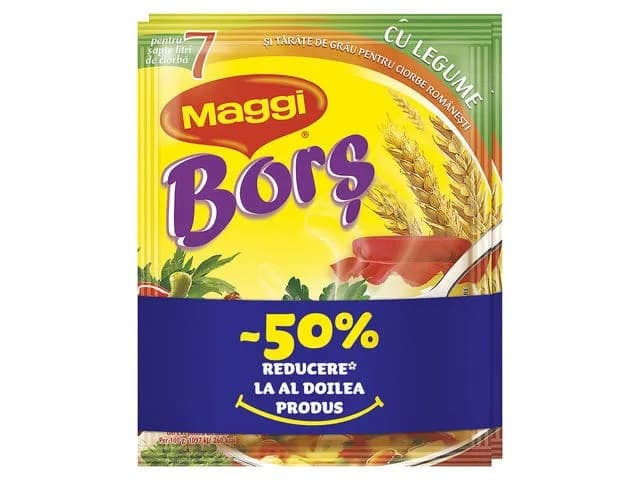 MAGGI BORS CU LEGUME SI TARATE DE GRAU 70GR