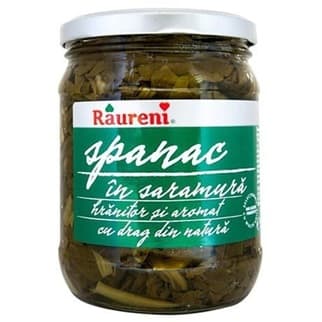 RAURENI SPANAC IN SARAMURA 680GR/720ML