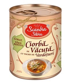 SCANDIA CIORBA DE VACUTA / BEEF SOUP WITH HERBS