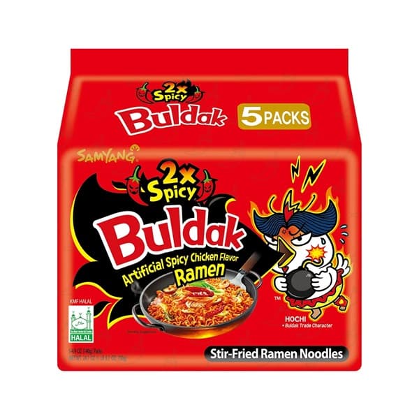 SAMYANG BULDAK 2XSPICY HOT CHICKEN (5X140GR)