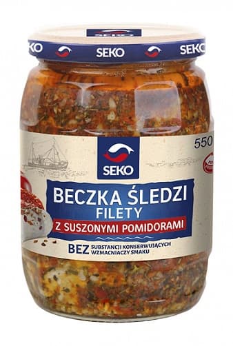 SEKO FLETY SLEDZIOWE SUSZON POMIDOROWYM 550G