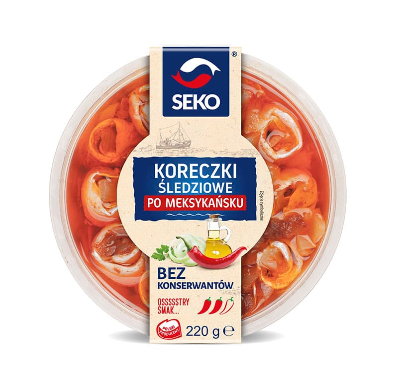 SEKO KORECZKI SLEDZIOWE PO MEKSYKANSKU 220GR