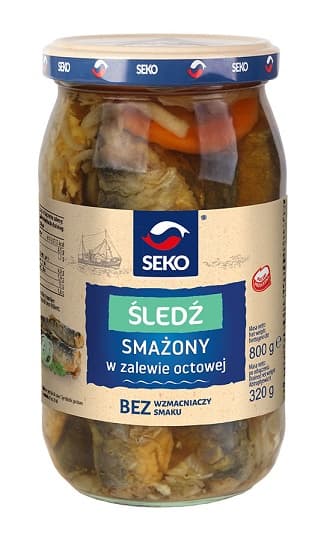 SEKO SLEDZ OPIEKANY W ZALEWIE OCTOWEJ 800G