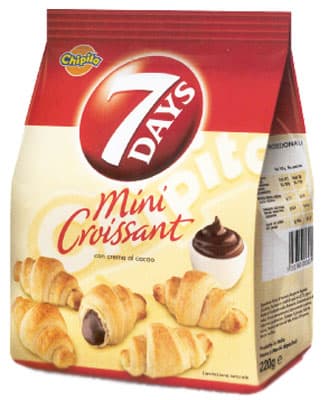 7 DAYS MINI CACAO CREAM CROISSANT 185G