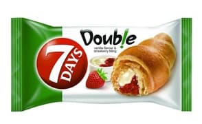 7 DAYS DOUBLE STRAWBERRY-VANILLA CROISSANT 80G
