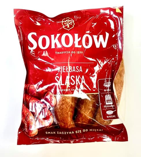SOKOLOW BARBECUE SILESIEN SAUSAGE 550G