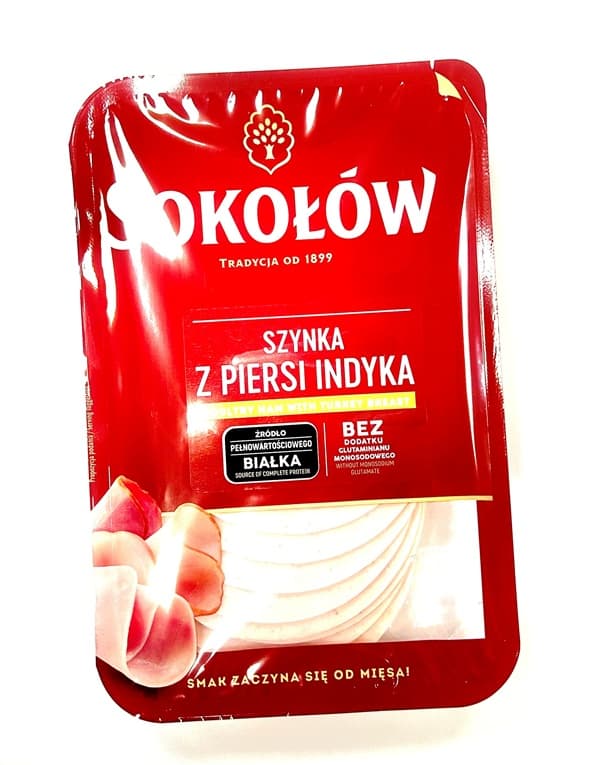 SOKOLOW SLICED HAM TURKEY FILLET 120G