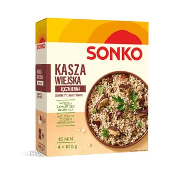 SONKO KASZA JECZMIENNA 4x100G