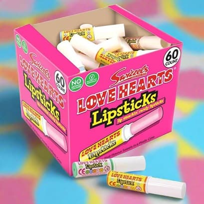 SWIZZELS LOVE HEARTS LIPSTICKS 6GR