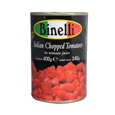 BINELLI ITALIAN CHOPPED TOMATOES 400GR
