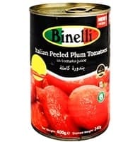 BINELLI ITALIAN PLUM PEELED TOMATOES 400GR