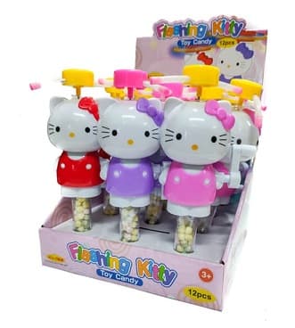 JM FLASHING KITTY TOY CANDY