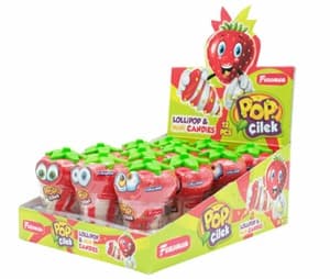 FENOMEN LOLLIPOP & MINI CANDIES STRAWBERRY 27GR
