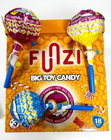 FUNZI BIG TOY CANDY 18 PCS