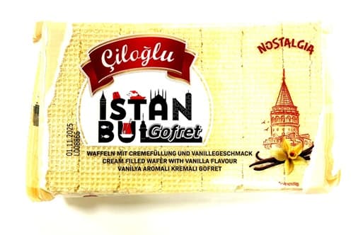 CILOGLU CREAM FILLED WAFER VANILLA 200GR