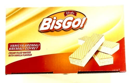 CILOGLU CREAM FILLED WAFERS VANILLA FLAVOUR 500GR