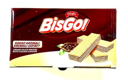 CILOGLU CREAM FILLED WAFERS COCOA FLAVOUR 500GR