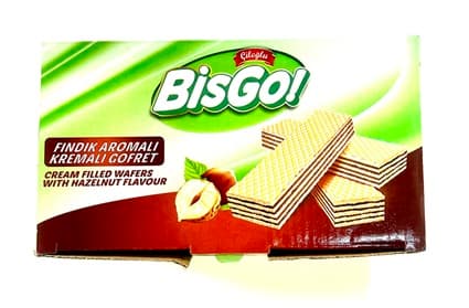 CILOGLU CREAM FILLED WAFER HAZELNUT FLAVOUR 500GR