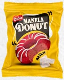 MANELA RED DONUT CAKE 45GR 3 FOR £0.99 PM