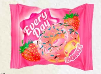 EVERYDAY DONUT CAKE STRAWBERRY 3 FOR £0.99 PM