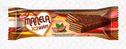 MANELA X2 WAFERS COCOA CREAM 60GR 3 FOR £1.19 PM