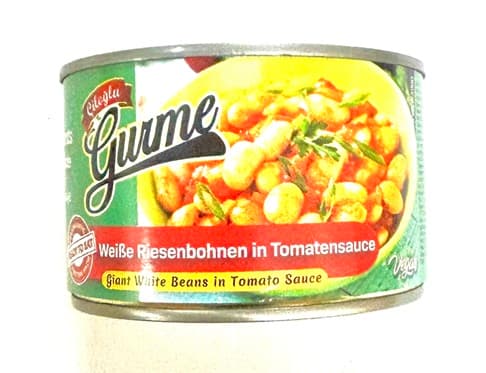 CILOGLU GIANT WHITE BEANS TOMATO SAUCE TIN 400GR