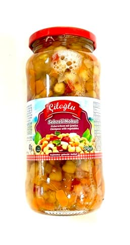 CILOGLU CHICKPEAS WITH VEGETABLES 580GR