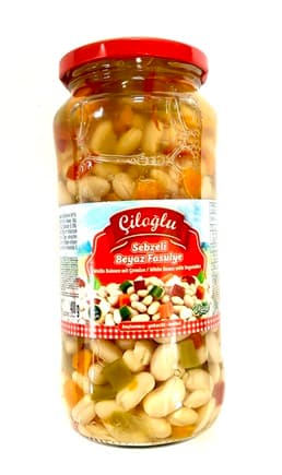 CILOGLU WHITE BEANS WITH VEGETABLES 580GR