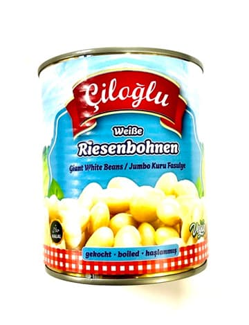 CILOGLU GIANT WHITE BEANS TIN 800GR