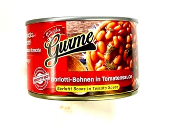 CILOGLU BORRLOTTI BEANS IN TOMATO SAUCE 400GR