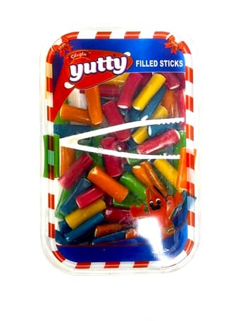 YUTTY DOL YGL. KRS KISA BITE / FILLED STICKS 225GR
