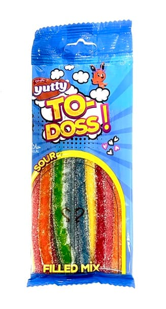 YUTTY TO-DOSS SOUR FILLED MIX 80GR
