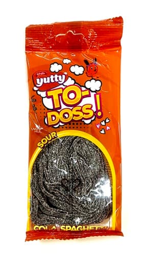 YUTTY TO-DOSS SOUR COLLA SPAGHETTI 80GR