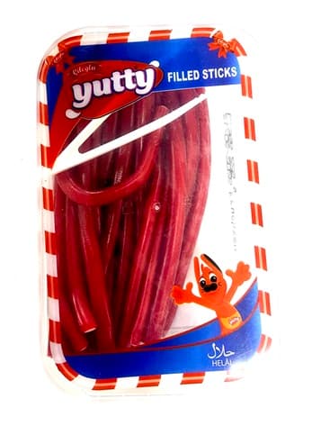 YUTTY DOL.YAGLI UZUN CILEK/STRAWB. FILLED STICKS 