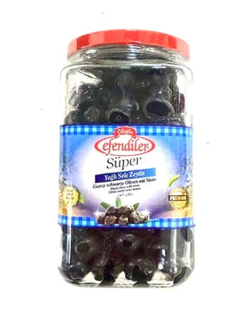 EFENDILER SUPER SELE ZEYTIN / BLACK OLIVES STONE