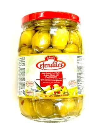 EFENDILER GREEN OLIVES WITH PIMENTO 680GR 