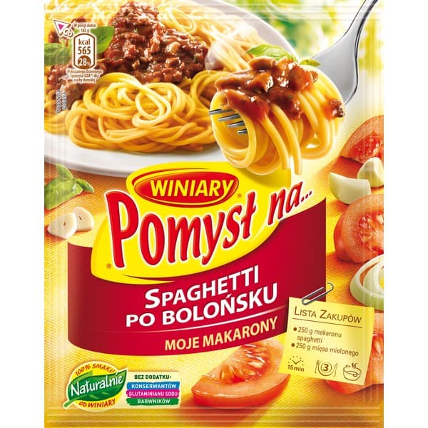 WINIARY POMYSL NA SPAGHETTI BOLONSKU 44G