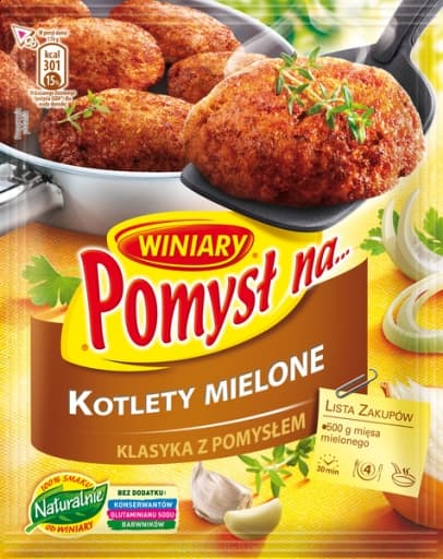 WINIARY POMYSL NA KOTLETY MIELONE 69G POLISH MEAT