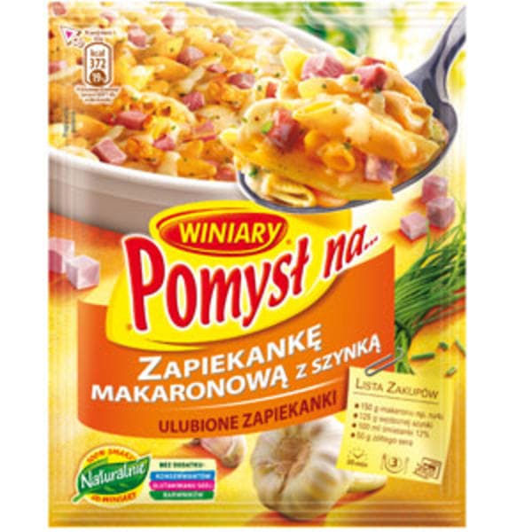 WINIARY POMYSL NA ZAPIEKANKE SZYNKA 35G