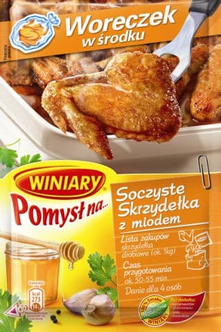 WINIARY POMYSL NA SOCZYSTE SKRZYDELKA MIODEM 28G
