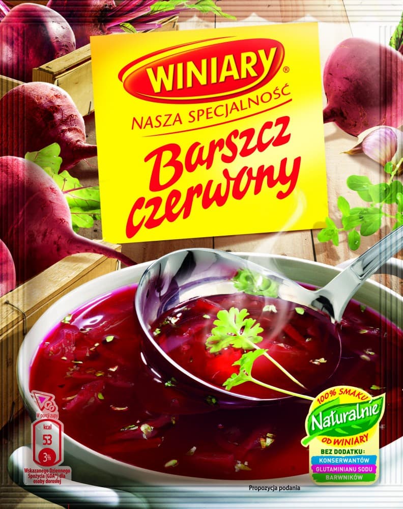 WINIARY ZUPA BARSZCZ CZERWONY 49G