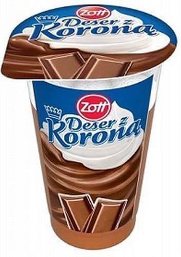 ZOTT DESER KORONA CZEKOLADOWY 175G