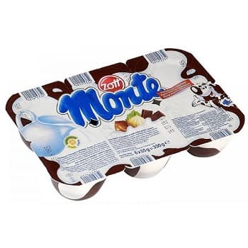 ZOTT MONTE DESER MLECZNY + CZEKOLADO 6x55G